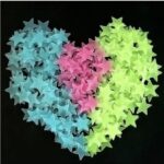 GLOW IN THE DARK WALL STICKER (100PIECES IN A PACK)