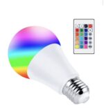 16-COLOUR RGB/PLAIN  LED ENERGY SAVING 5W BULB WITH REMOTE ✔️High colour rendering index/brightness ✔️ High luminous efficiency ✔️ Environmental protection ✔️ Long life ✔️ Smart remote control ••• - Image 4