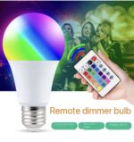 16-COLOUR RGB/PLAIN  LED ENERGY SAVING 5W BULB WITH REMOTE ✔️High colour rendering index/brightness ✔️ High luminous efficiency ✔️ Environmental protection ✔️ Long life ✔️ Smart remote control ••• - Image 5