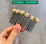 GIRLS CHARACTERS NON-SLIP HAIR FINISHING HAIR INVERTED COMB/CLIP - Image 8