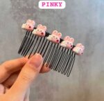 GIRLS CHARACTERS NON-SLIP HAIR FINISHING HAIR INVERTED COMB/CLIP - Image 2