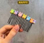 GIRLS CHARACTERS NON-SLIP HAIR FINISHING HAIR INVERTED COMB/CLIP - Image 3