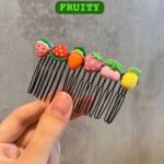 GIRLS CHARACTERS NON-SLIP HAIR FINISHING HAIR INVERTED COMB/CLIP - Image 5