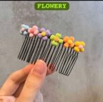 GIRLS CHARACTERS NON-SLIP HAIR FINISHING HAIR INVERTED COMB/CLIP - Image 6