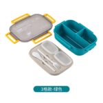 COMPARTMENT SNACKS/FRUIT/FOOD LUNCH BOX WITH CUTLERY