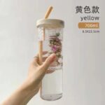 700ML PLASTIC WATER BOTTLE/FRUIT INFUSER WITH STRAW 🔆 Fruit Infuser  🔆 Tea Juice Cup 🔆 Portable Fitness Sport Outdoor 🔆 No Gender/Age Barrier - Children & Adult Drinking Bottle - Image 3