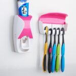 TOOTHPASTE DISPENSER AND TOOTHBRUSH HOLDER(2 COLOR) - Image 2