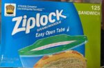 ZIPLOCK BY 125PCS SIZE 16.5CM*14.9CM