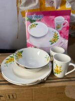 6PC DINNER SET(2 SOUP BOWL,2 FLAT PLATE AND 2 CUP) - Image 2