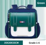 QUALITY CLASSY ORTHOPEDIC BOX SHAPE SCHOOL BAG-MEDIUM SIZE (Nursery-Primary Class) - Image 3