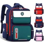 LARGE CAPACITY QUALITY STRONG BRITISH STYLE SCHOOL BACKPACK DESIGN 10••BIG SIZE 41CM