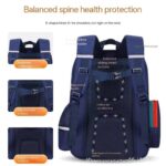 LARGE CAPACITY QUALITY STRONG BRITISH STYLE SCHOOL BACKPACK DESIGN 10••BIG SIZE 41CM - Image 5