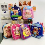 CAPYBARA BEGINNER SHELL CHARACTER SCHOOL BAG/BACKPACK (SUITABLE FOR SCHOOL BEGINNERS) AVAILABLE IN 6 DIFFERENT CHARACTERS