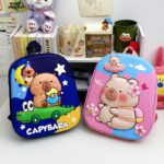 CAPYBARA BEGINNER SHELL CHARACTER SCHOOL BAG/BACKPACK (SUITABLE FOR SCHOOL BEGINNERS) AVAILABLE IN 6 DIFFERENT CHARACTERS - Image 4