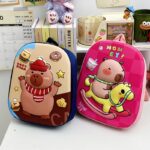 CAPYBARA BEGINNER SHELL CHARACTER SCHOOL BAG/BACKPACK (SUITABLE FOR SCHOOL BEGINNERS) AVAILABLE IN 6 DIFFERENT CHARACTERS - Image 3