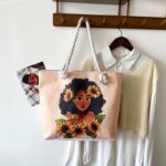 SINGLE SIDE FACIAL TOTE BAG (BIG SIZE) - Image 2
