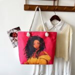 SINGLE SIDE FACIAL TOTE BAG (BIG SIZE) - Image 5