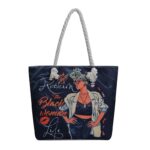 SINGLE SIDE FACIAL TOTE BAG (BIG SIZE) - Image 4