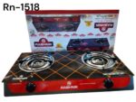 2 FACE QUALITY BURNER RASHNIK AUTO IGNITION GLASS TABLE GAS COOKER