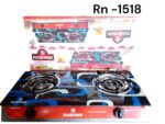 2 FACE QUALITY BURNER RASHNIK AUTO IGNITION GLASS TABLE GAS COOKER - Image 2