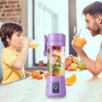 380ML PORTABLE AND RECHARGEABLE JUICE BATTERY BLENDER (6BLADES)