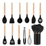 12PCS QUALITY BIG SILICON NONSTICK SPOON SET - Image 4
