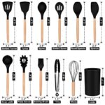 12PCS QUALITY BIG SILICON NONSTICK SPOON SET - Image 3