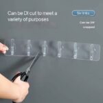 SILICON STICKY TILE/WALL  6-SLOT HANGER (Exotic, Multifunctional, No nailing/screwing Waterproof, Decorative) - Image 4