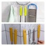SILICON STICKY TILE/WALL  6-SLOT HANGER (Exotic, Multifunctional, No nailing/screwing Waterproof, Decorative) - Image 2