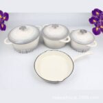 4PCS/SET HIGH QUALITY ENAMEL DIE-CAST COOKWARE/POT SET

COLOUR: All displayed COLOURS - Image 6