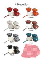 4PCS/SET HIGH QUALITY ENAMEL DIE-CAST COOKWARE/POT SET

COLOUR: All displayed COLOURS