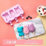 ICE CREAM SILICON MOLD WITH 50 WOODEN STICK - Image 5