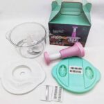 2LTR MANUAL MULTIPURPOSE HAND PUSHING GRATEE WITH ACCESSORIES Perfect for chopping vegetables,Mince meat,Pepper etc - Image 2