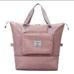 FOLDABLE LIGHT WEIGHT TRAVEL BAG 

COLORS:
PEACH,BLACK,WINE,BLUE,GREEN,GREY, - Image 4