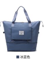 FOLDABLE LIGHT WEIGHT TRAVEL BAG 

COLORS:
PEACH,BLACK,WINE,BLUE,GREEN,GREY, - Image 5