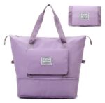 FOLDABLE LIGHT WEIGHT TRAVEL BAG 

COLORS:
PEACH,BLACK,WINE,BLUE,GREEN,GREY, - Image 8