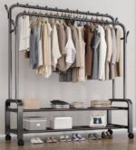 48KG FLOOR FOLDABLE INDOOR DOUBLE POLE CLOTHE HANGER/RACK

PRODUCT DESCRIPTION:
• Clothes Hanger
• Coat Rack
• Floor Storage Wardrobe • Clothing Drying Racks
• A floor folding indoor double pole clothes hanger for hanging clothes in a bedroom. A simple cooling rack for household usage
