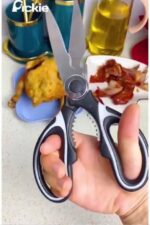 ORIGINAL MULTIFUNCTIONAL KITCHEN SCISSORS ✂️ AND BOTTLE OPENER WITH COVER