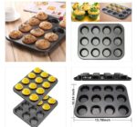 12 HOLES CUP CAKE MOULD PAN - Image 2