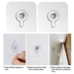 12PC ADHESIVE TRANSPARENT WALL HOOK - Image 8