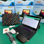 SAIL AIR NOTE BOOK B22
5G 2SLIM SLOT/WIFI ENABLED 16GB+512GB ANDROID 13
10.1inch True gone IPS Eye protection screen 360 Rotating Hoister 
WITH FREE BLUETOOTH KEYPAD,LEATHER CASE,MOUSE,TOUCH PEN,3D GLASS,OT CONVERTER,TYPE C AND CHARGER 
10,000mah battery 


COLOR:BLACK,GOLD AND BROWN POUCH