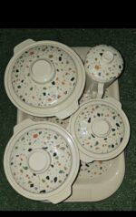 SERVING BOWL, TRAY & CUP … COMPLETE SET WITHOUT CUP - Image 2
