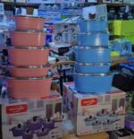 BROCOOK 10PCS  GRANITE COOKWARE SET - Image 2