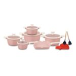 16PCS UCC LIFE COOKWARE SET…

Size:20/24/28/32cm
Grill pan 28cm
Sauce pan 18cm
2 anti scald cotton glove, 2 spoon set, 1 Apron - Image 2