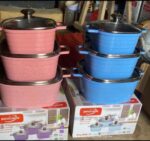 6PCS BROCOOK GRANITE COOKWARE SET
