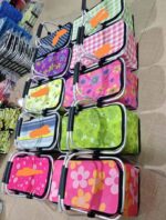 COLLAPSIBLE INSULATED DOUBLE HANDLE COLORFUL PICNIC BAG BIG SIZE - Image 4