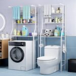 MULTIPURPOSE BATHROOM /TOILET RACK WITH TOWEL