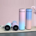 TEMPERATURE DOUBLE TONE COLOR FLASK WITH NOTE