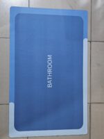 50*120CM 3D SQUARE SHAPE DIATOMITE/SILICON DESIGN QUICK DRY/WATER ABSORBENT FOOTMAT - Image 2