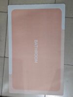 50*120CM 3D SQUARE SHAPE DIATOMITE/SILICON DESIGN QUICK DRY/WATER ABSORBENT FOOTMAT - Image 3